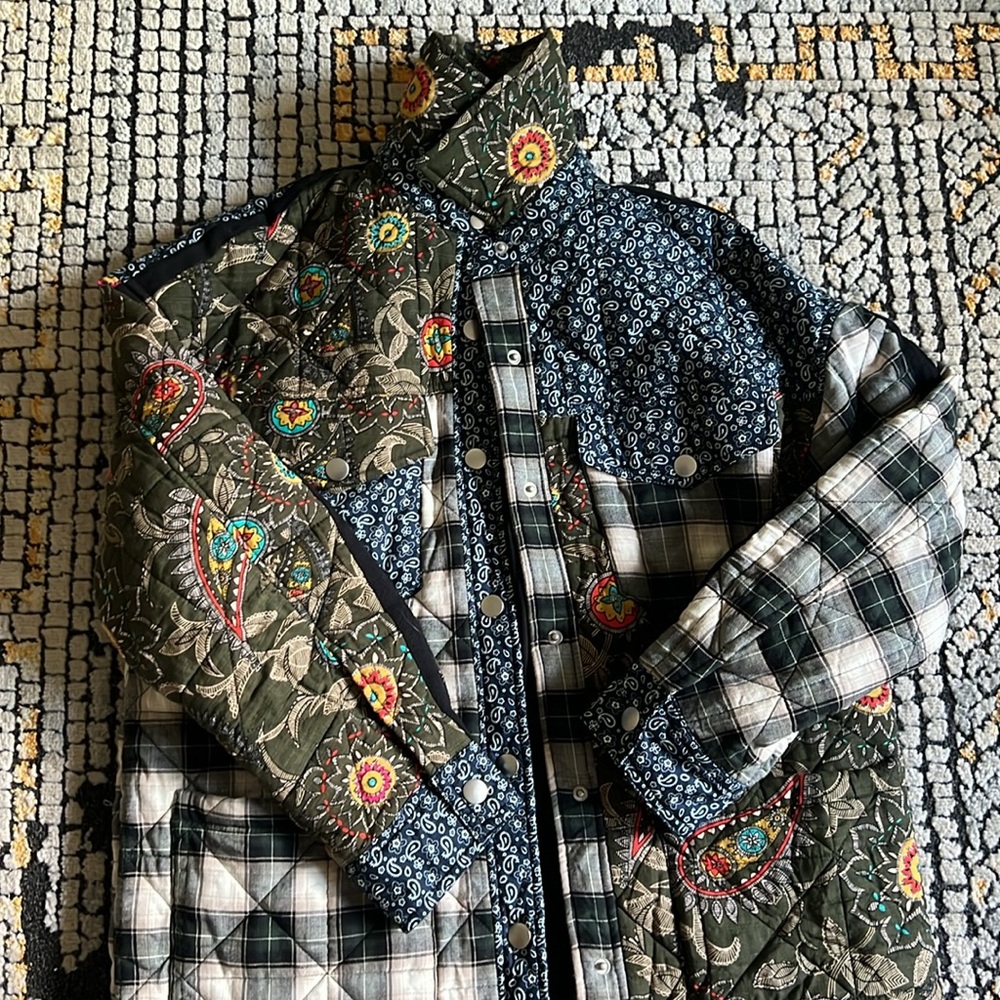 Multi-pattern jacket by Avec Les Filles